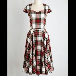 Hell Bunny Dean’s List Diva Plaid Dress